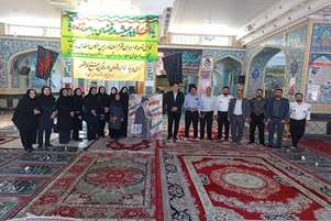 گلباران قبور مطهر شهدا و دیدار با خانواده شهدا به مناسبت هفته سلامت و سالروز آزادی خرمشهر در اقلید 